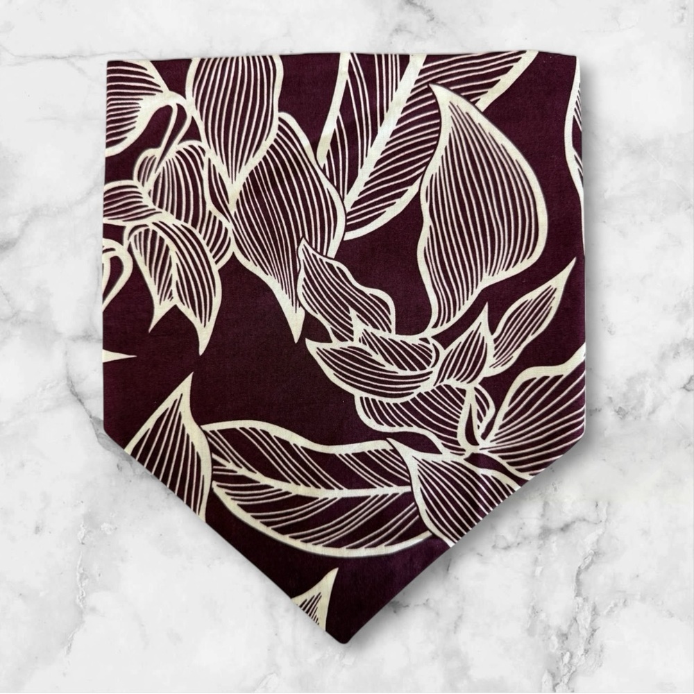 DOG Bandana - Maroon Moon - Size L Large